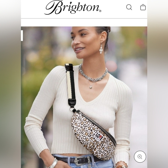 NWT Brighton "Wild Cat" Belt/Sling Bag Retails for $78, Lightweight, Versatile - Picture 2 of 10
